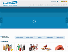 Tablet Screenshot of packform.com.br